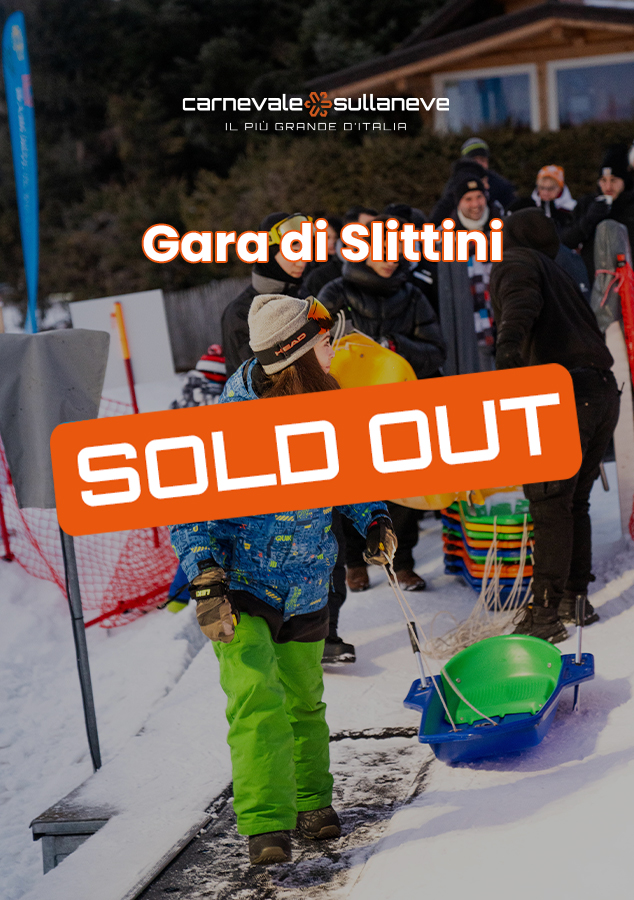 gara di slittini sold out